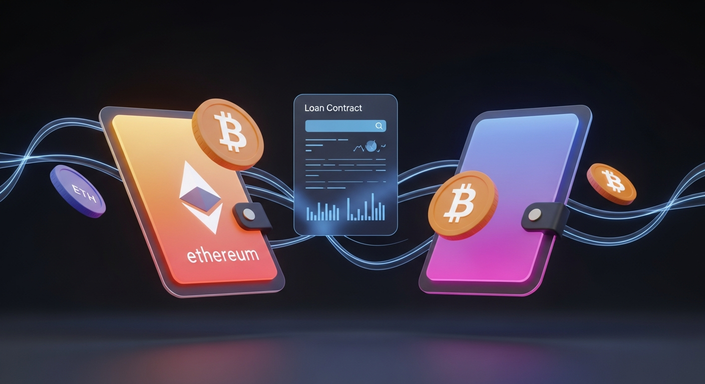 DeFi Loans Interface powered by AAVE Protocol